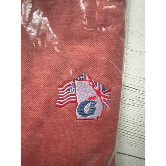 Peter Millar Crown Sport 1/4 Zip Sweatshirt, MS24K49, Clay Rose, Size L $150 - Picture 5 of 6